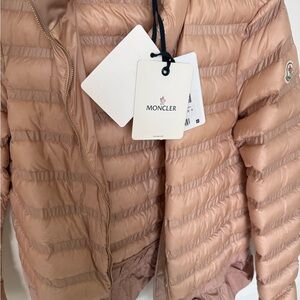 Moncler Women's Beige Puffer Jacket